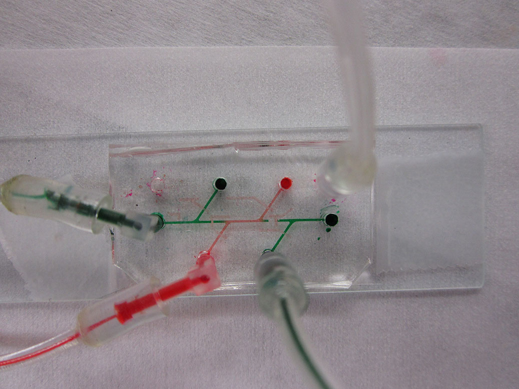 Microfluidic device with integrated pneumatic valves